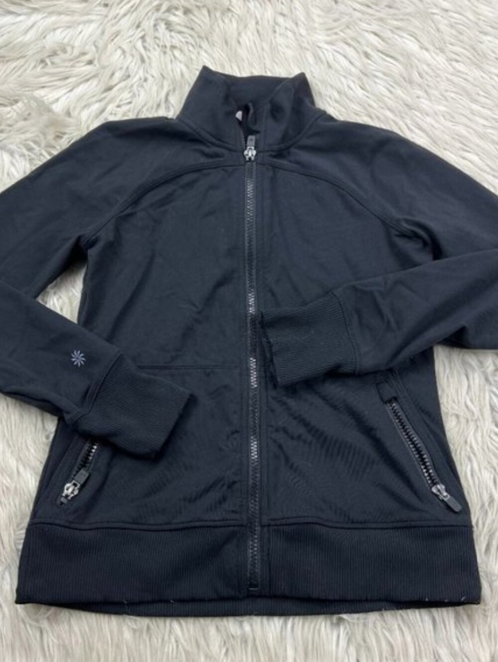 Athleta Girl Zip Front Mock Neck Track Jacket
